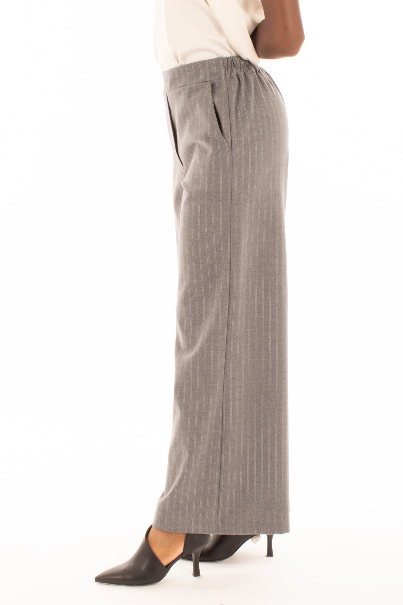 SUSY MIX Susy mix Pantalone a palazzo Articolo sm1065g Grigio