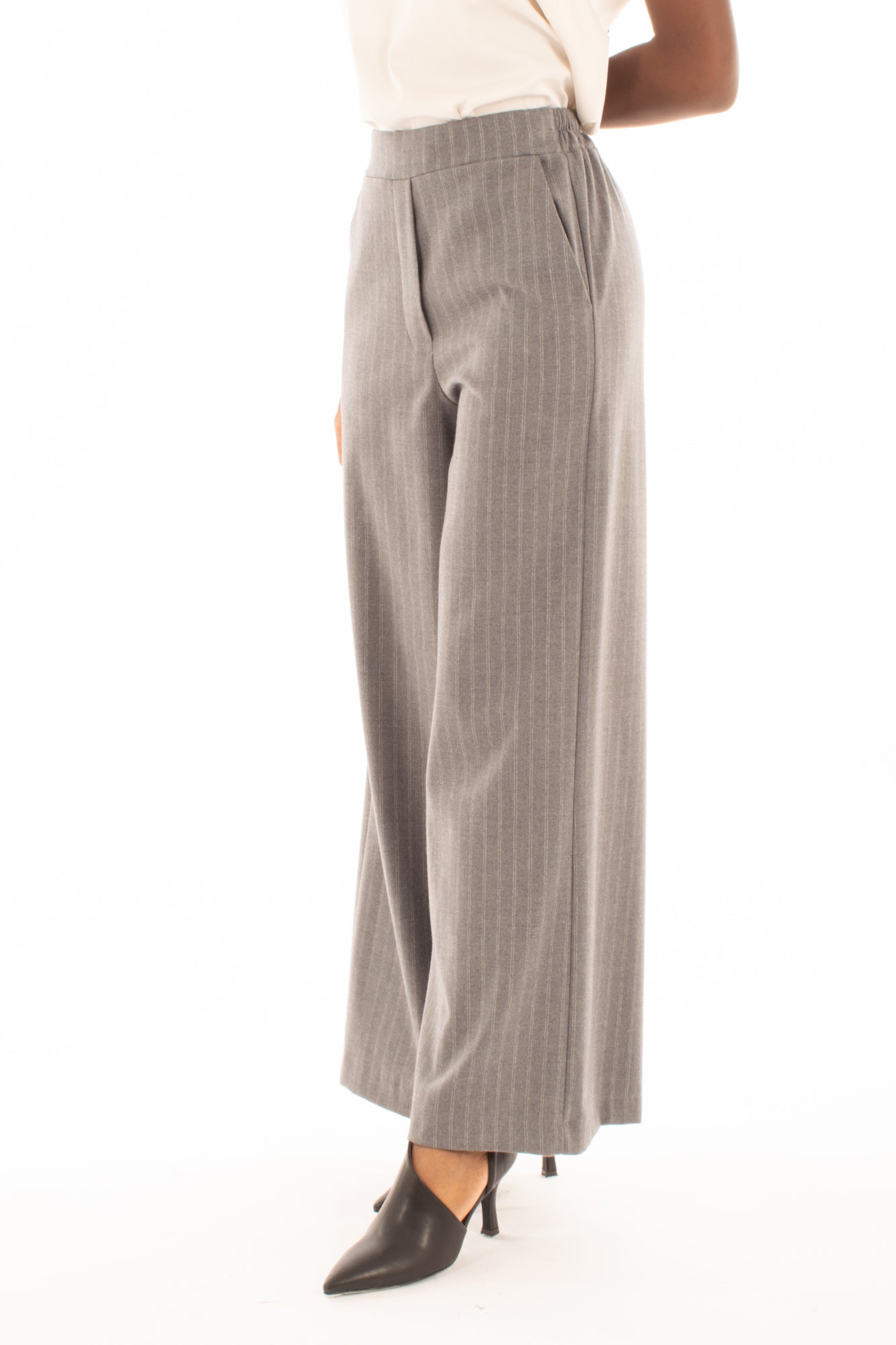 SUSY MIX Susy mix Pantalone a palazzo Articolo sm1065g Grigio