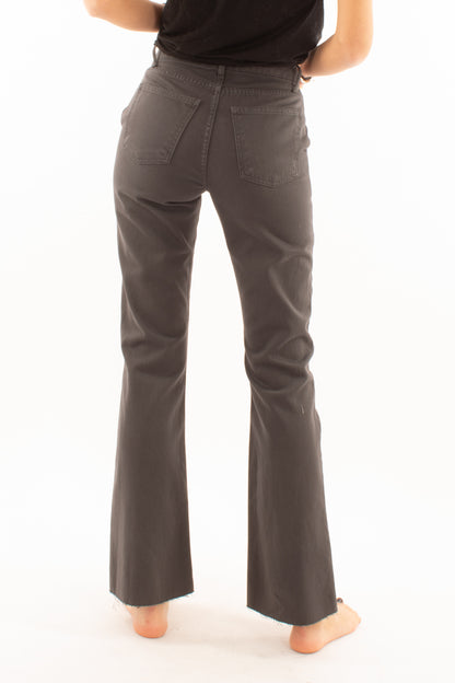 Jeans a palazzo Susy mix - Grigio