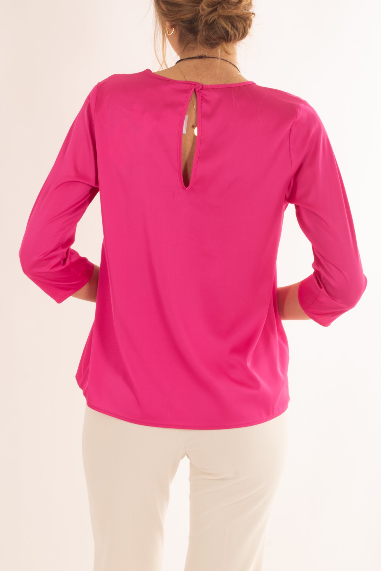 IMPERIAL Blusa manica 3/4 da donna Imperial - Pink Pink