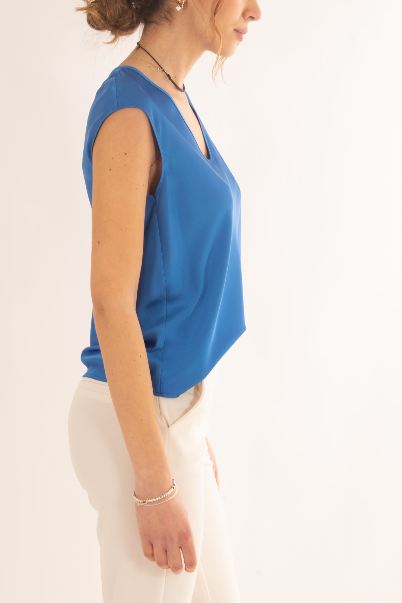 IMPERIAL Blusa a v smanicata da Donna Imperial - Bluette Bluette