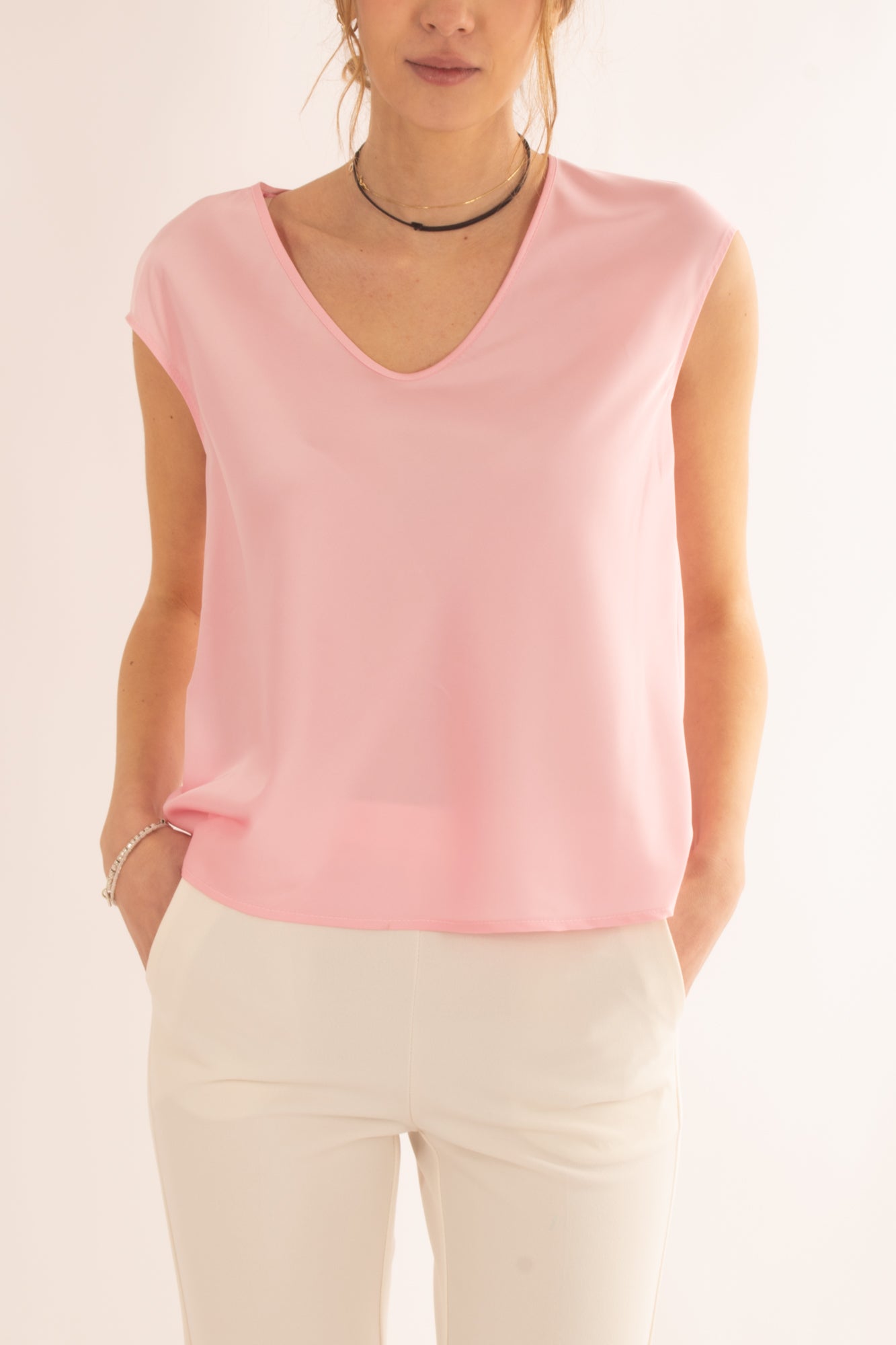 IMPERIAL Blusa a v smanicata da Donna Imperial - Pinklady Pinklady