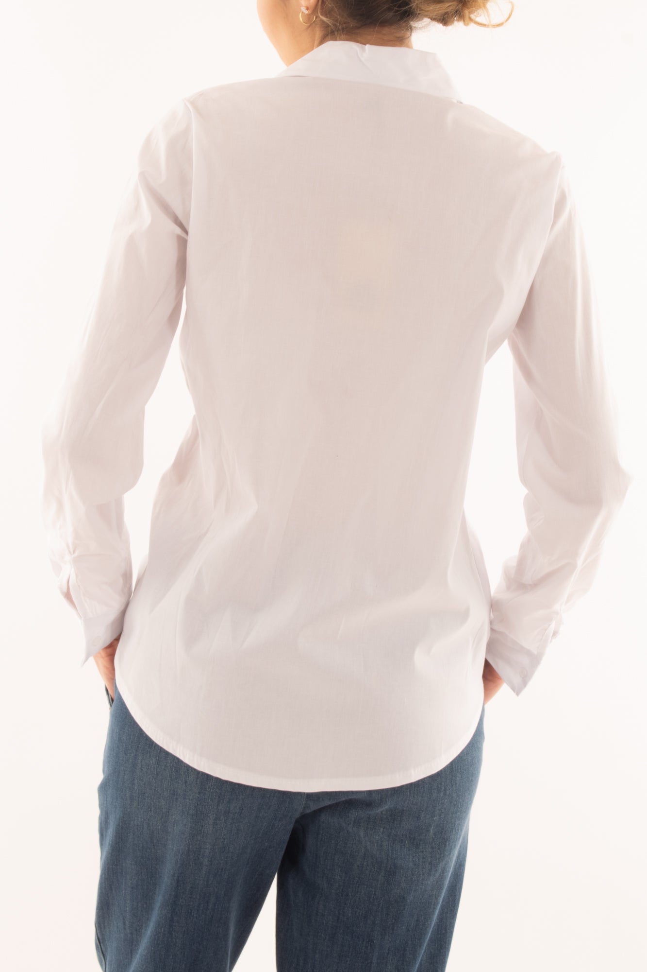 Camicia con taschino da Donna Metoo - Bianco