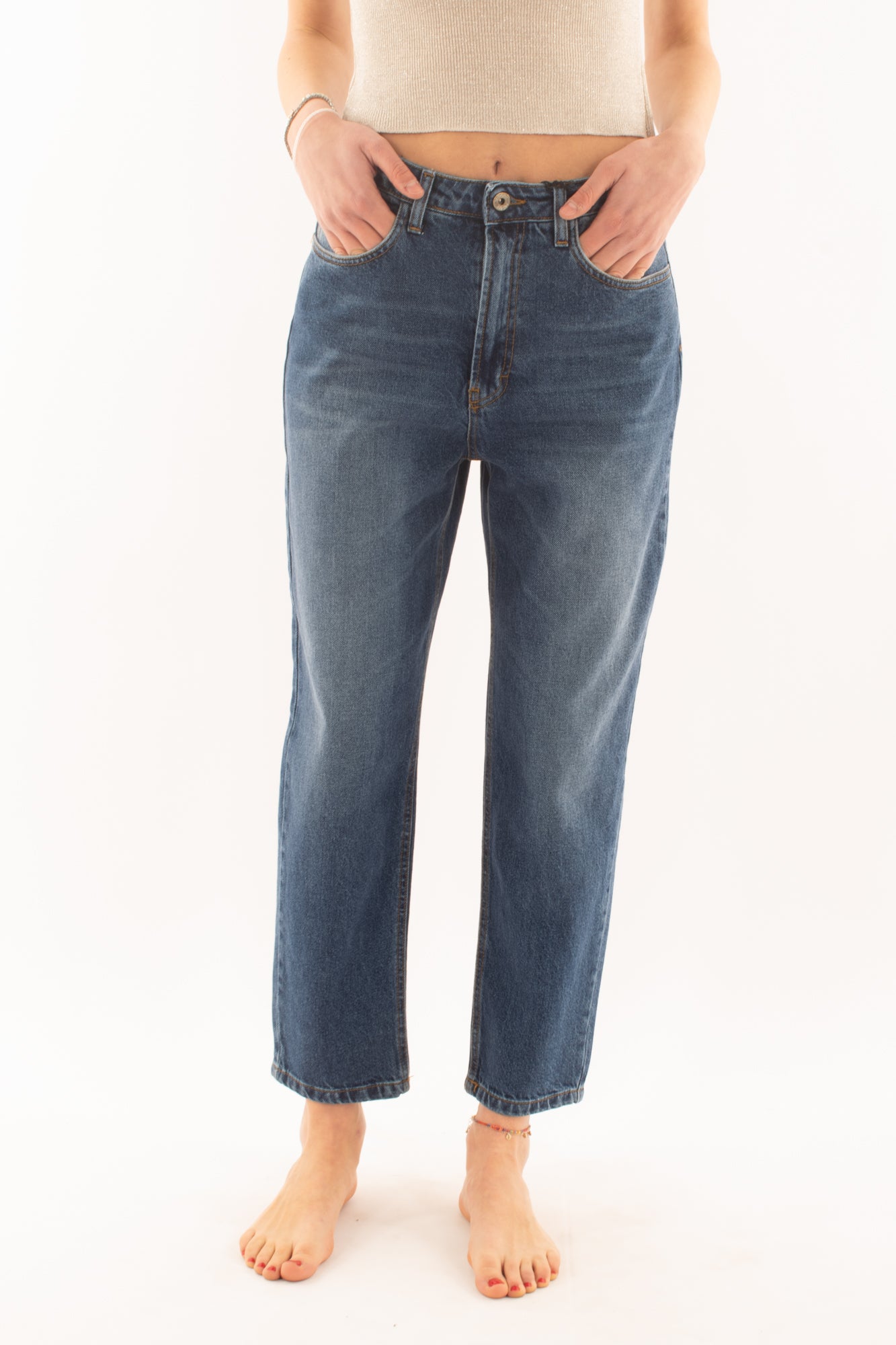 METOO Jeans boyfriend da Donna Metoo - Denim Denim