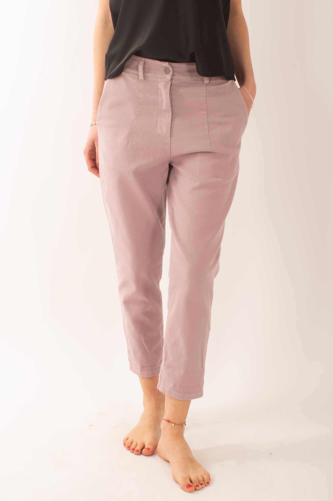 MOTEL Pantalone carrot da Donna Motel - Lavanda Lavanda