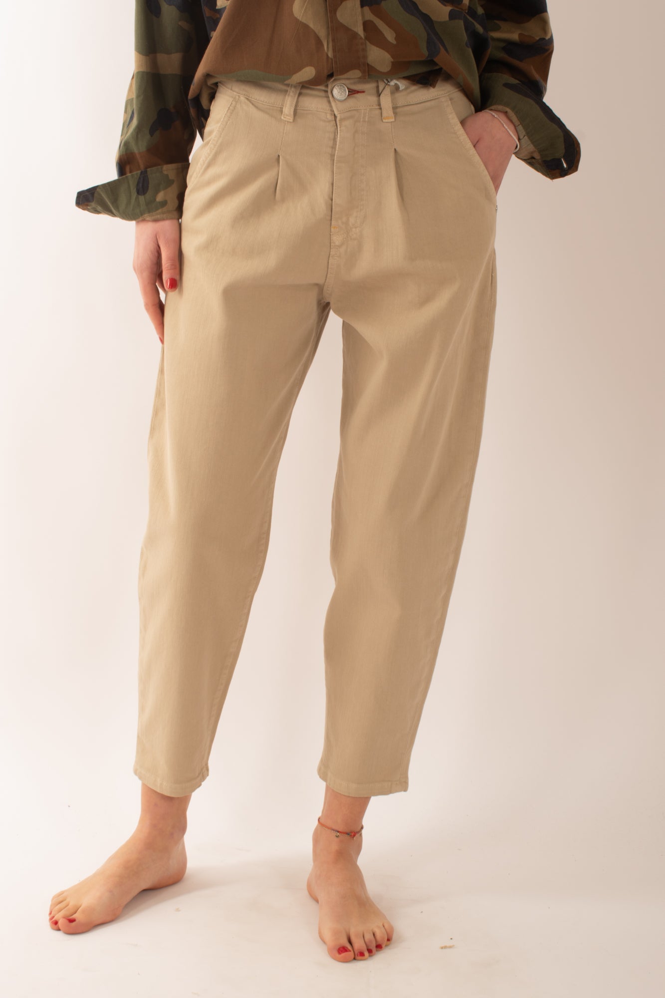 SUSY MIX Pantalone carrot da Donna Susy mix - Beige Beige