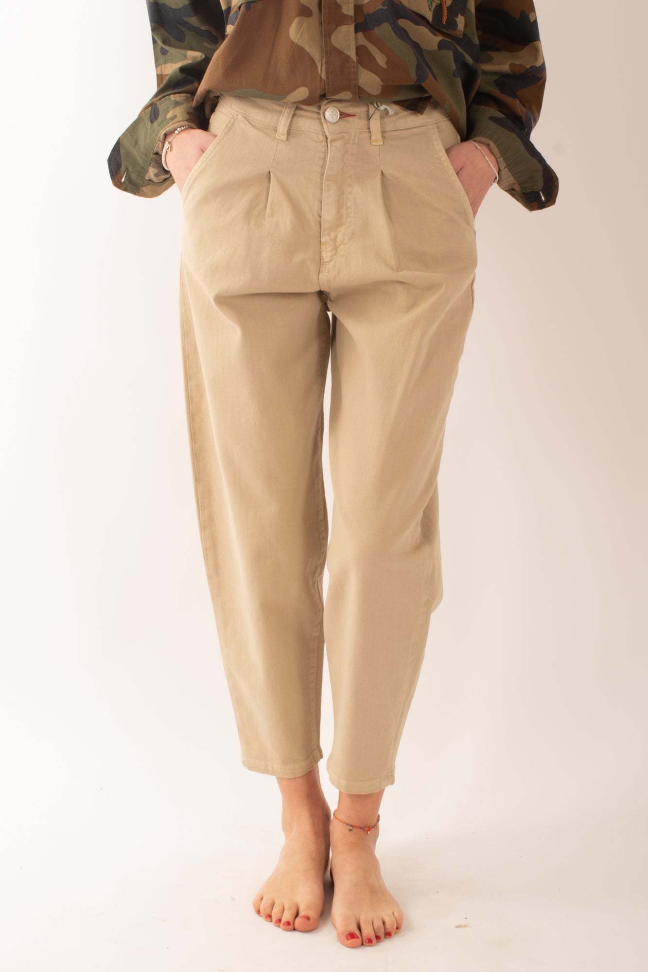 SUSY MIX Pantalone carrot da Donna Susy mix - Beige Beige