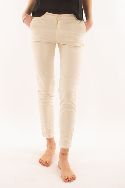 SUSY MIX ELITE Pantalone slim Susy mix elite - Burro Burro