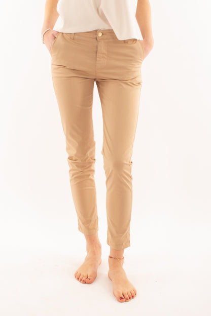 SUSY MIX ELITE Pantalone slim Susy mix elite - Cammello Cammello