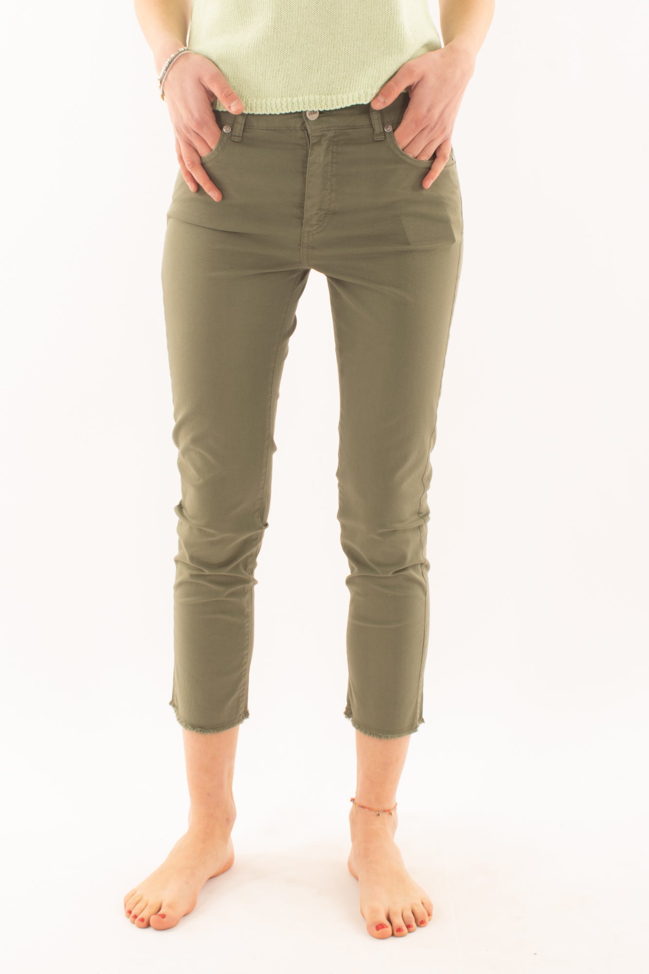 SUSY MIX ELITE Pantalone 5 tasche da Donna Susy mix elite - Verde Verde