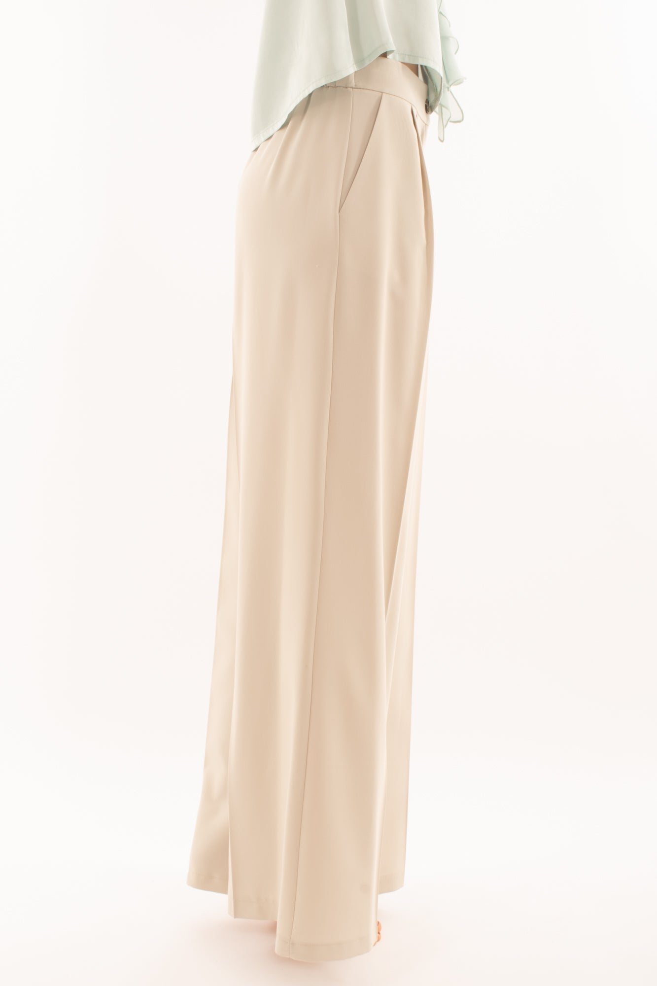 SUSY MIX Pantalone a palazzo da Donna Susy mix - Beige Beige