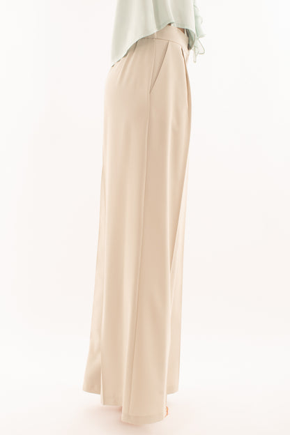 SUSY MIX Pantalone a palazzo da Donna Susy mix - Beige Beige